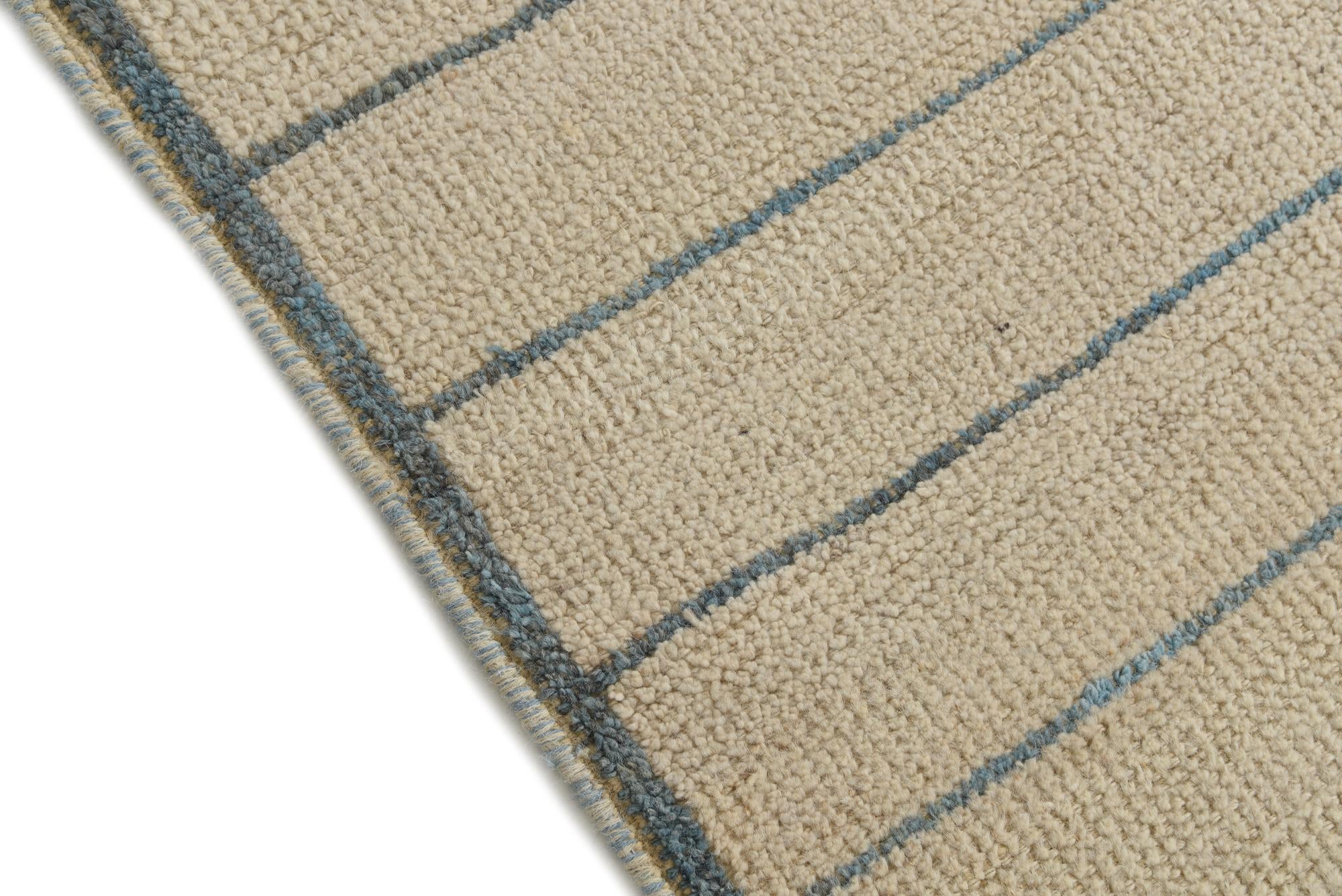 5' x 7' 2 Hand Knotted Moroccan Wool Rug