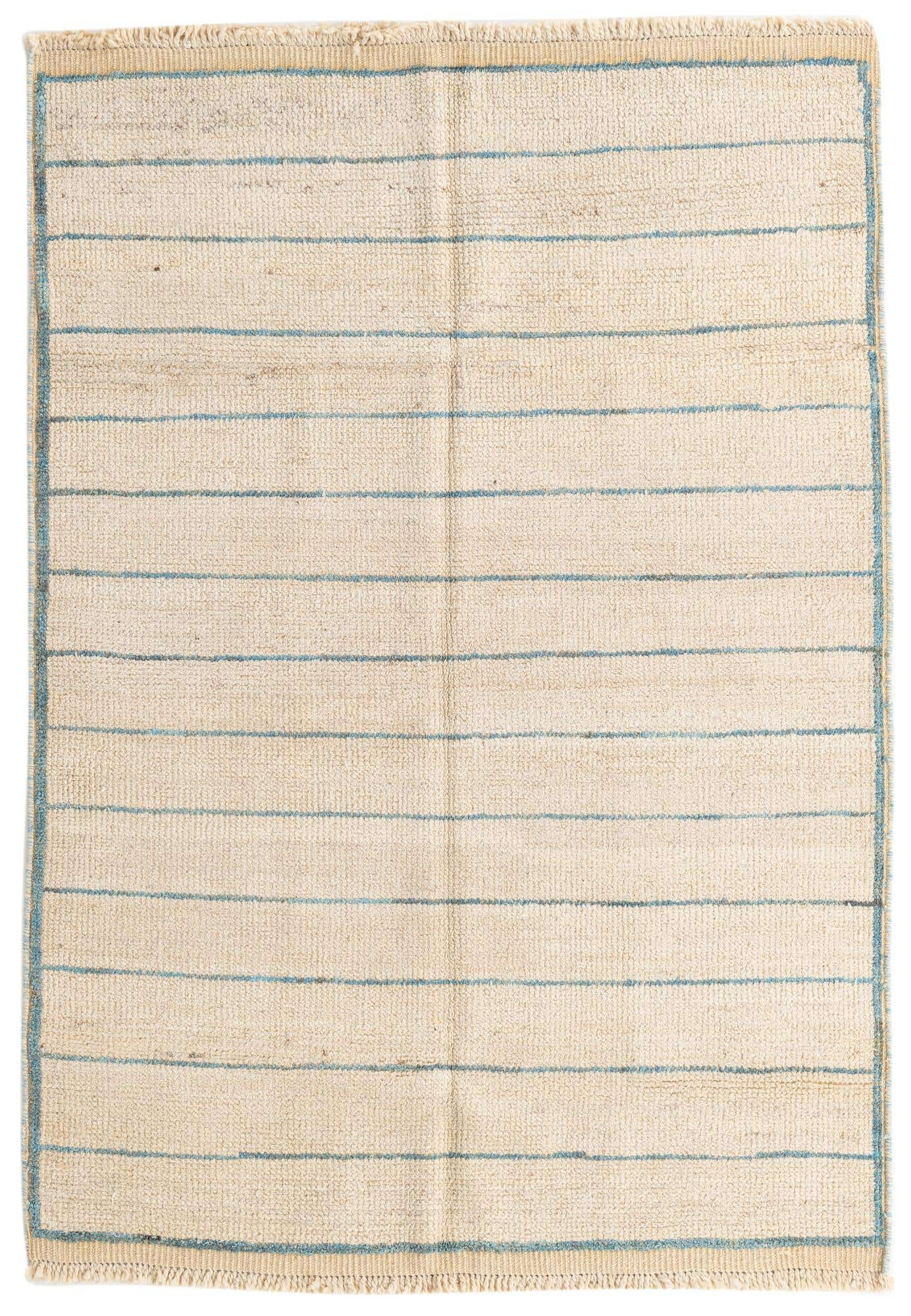 5' x 7' 2 Hand Knotted Moroccan Wool Rug