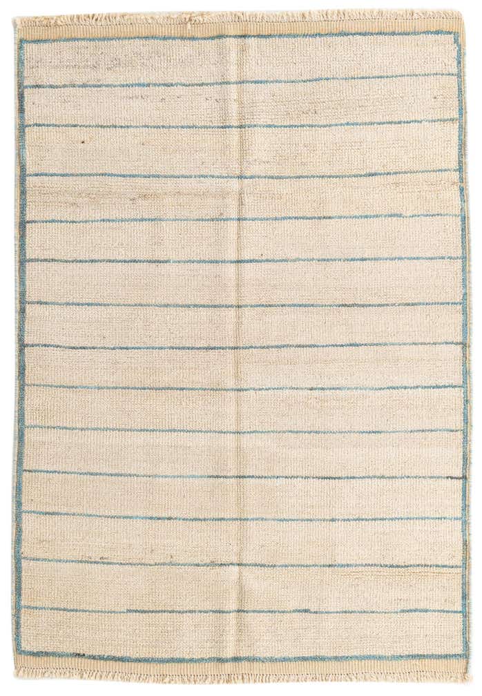 5' x 7' 2 Hand Knotted Moroccan Wool Rug