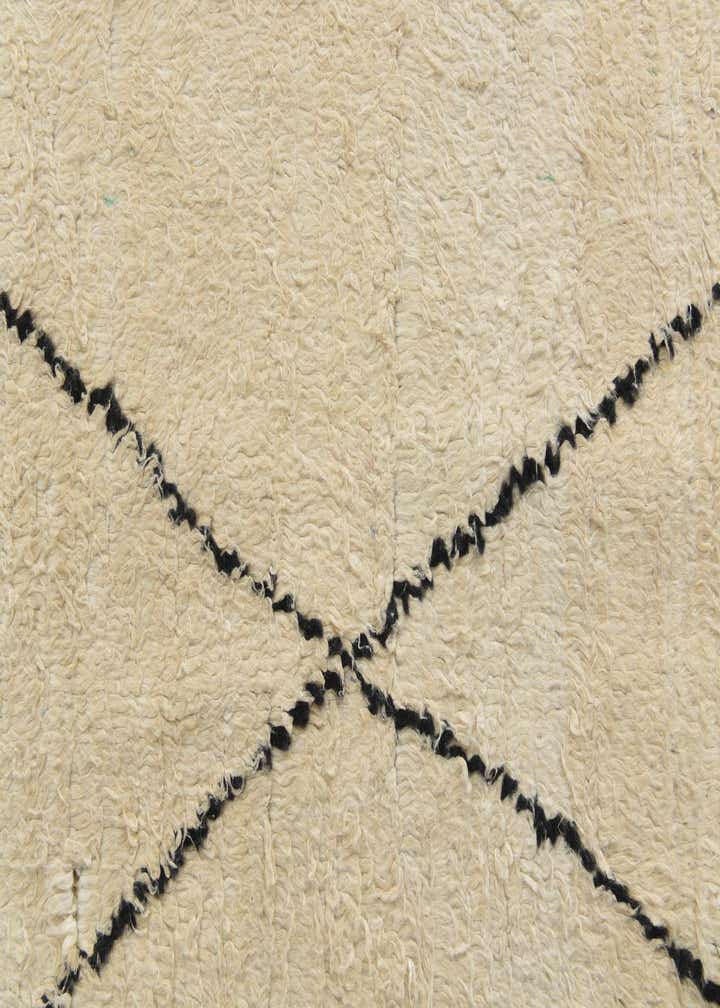 5' 2 x 8' 3 Hand Knotted Moroccan Wool Rug