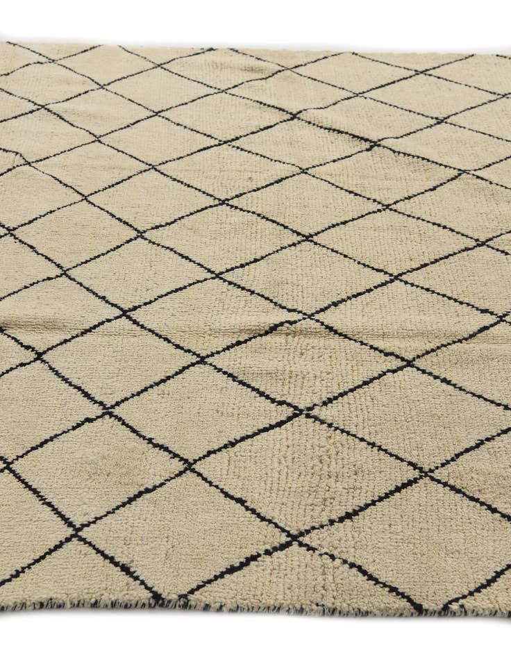 Detail image of 5' 3 x 7' 8  Hand Knotted Moroccan Wool Rug