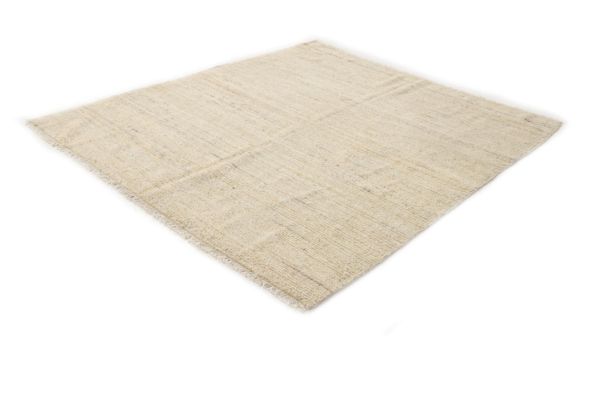 5' 8 x 6' 7 Hand Knotted Moroccan Wool Rug