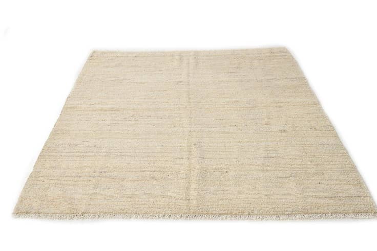 Detail image of 5' 8 x 6' 7 Hand Knotted Moroccan Wool Rug