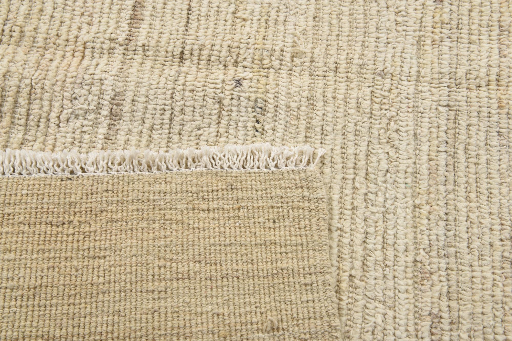 5' 8 x 6' 7 Hand Knotted Moroccan Wool Rug