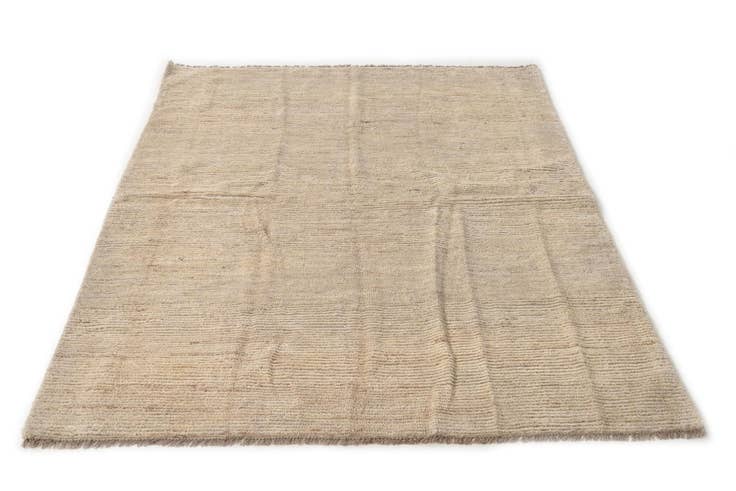 Detail image of 5' 9 x 8' Hand Knotted Moroccan Wool Rug
