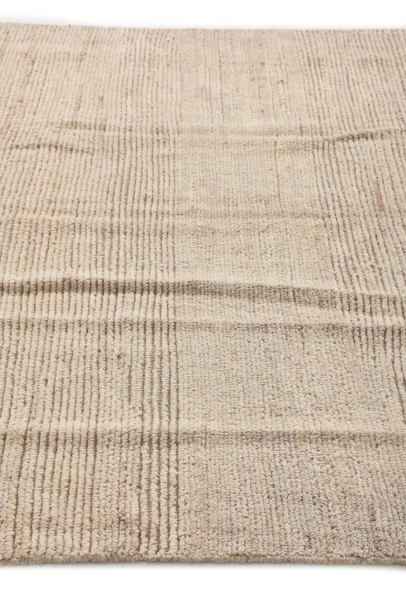 5' 9 x 8' Hand Knotted Moroccan Wool Rug