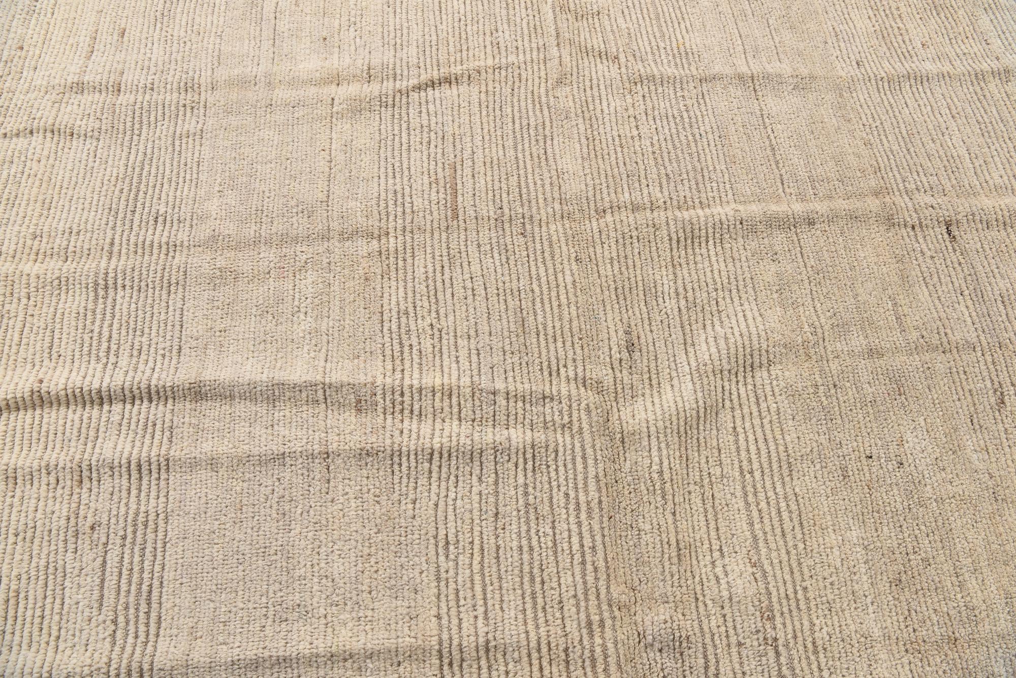 5' 9 x 8' Hand Knotted Moroccan Wool Rug