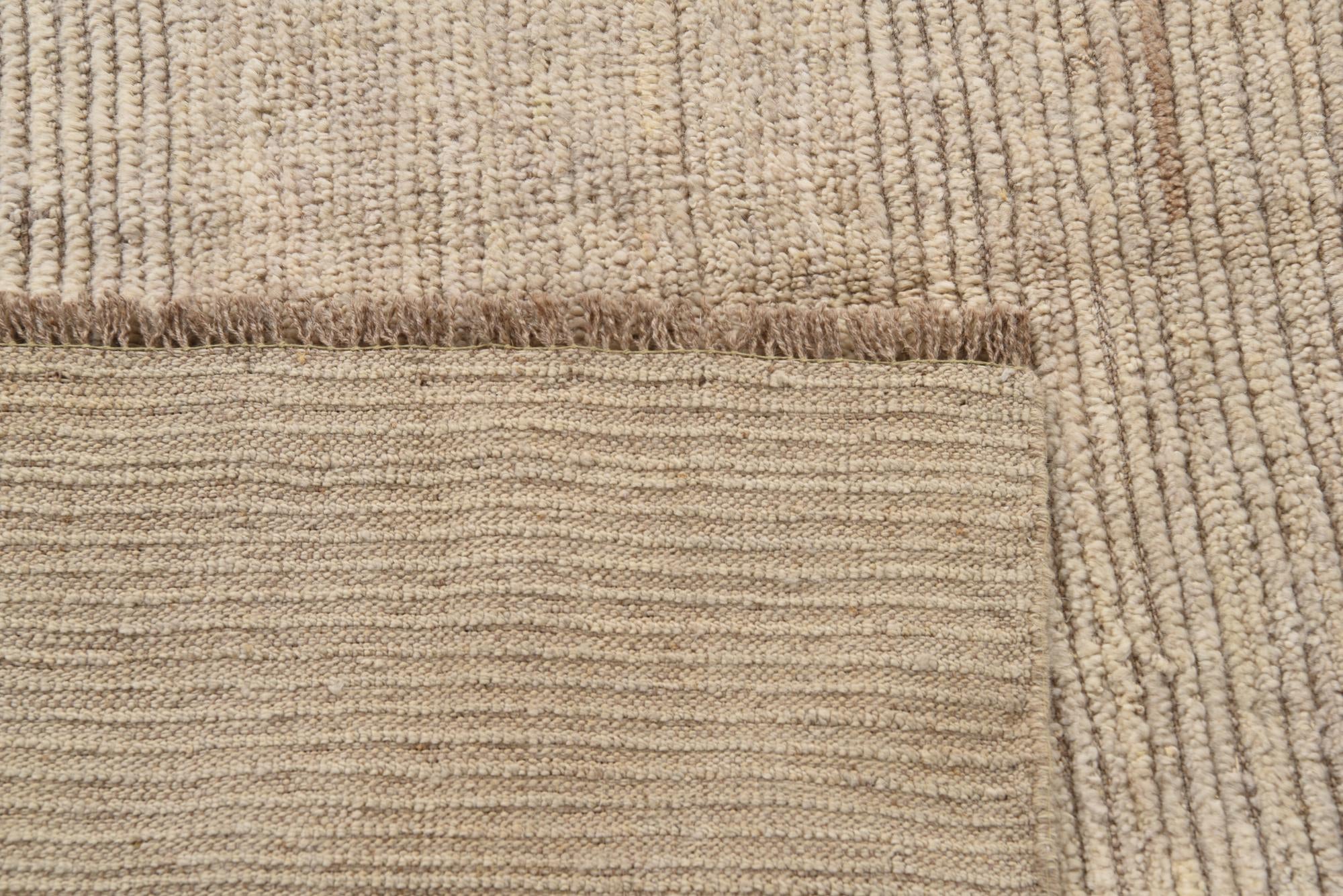 5' 9 x 8' Hand Knotted Moroccan Wool Rug