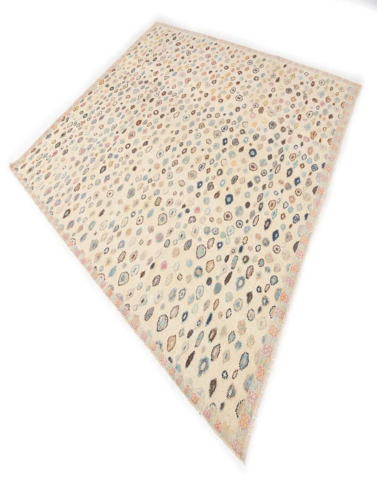 Detail image of 8' 5 x 10' 4  Hand Knotted Moroccan Wool Rug