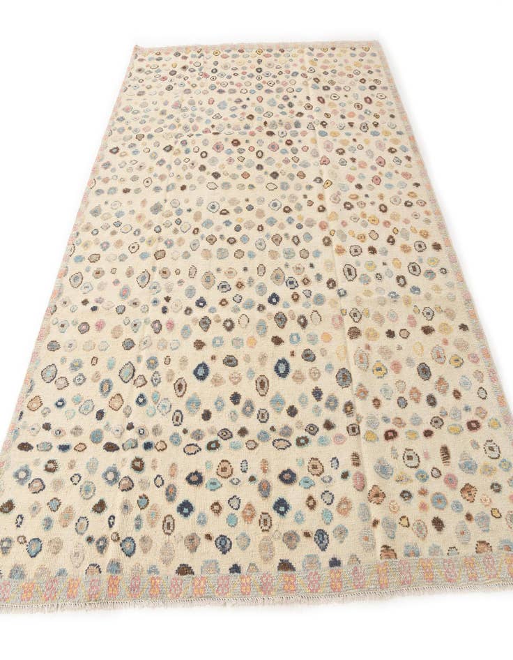 Detail image of 8' 5 x 10' 4  Hand Knotted Moroccan Wool Rug