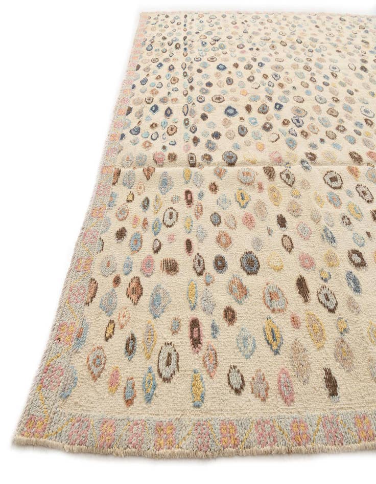 Detail image of 8' 5 x 10' 4  Hand Knotted Moroccan Wool Rug
