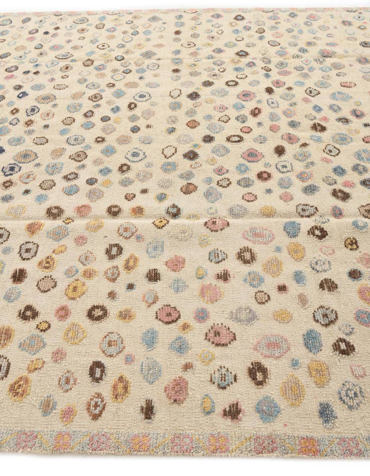 Detail image of 8' 5 x 10' 4  Hand Knotted Moroccan Wool Rug
