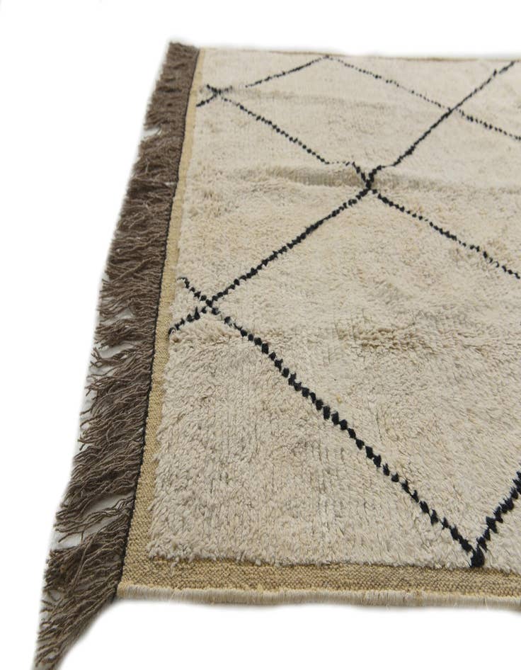 Detail image of 5' 5 x 7' 1  Hand Knotted Moroccan Wool Rug