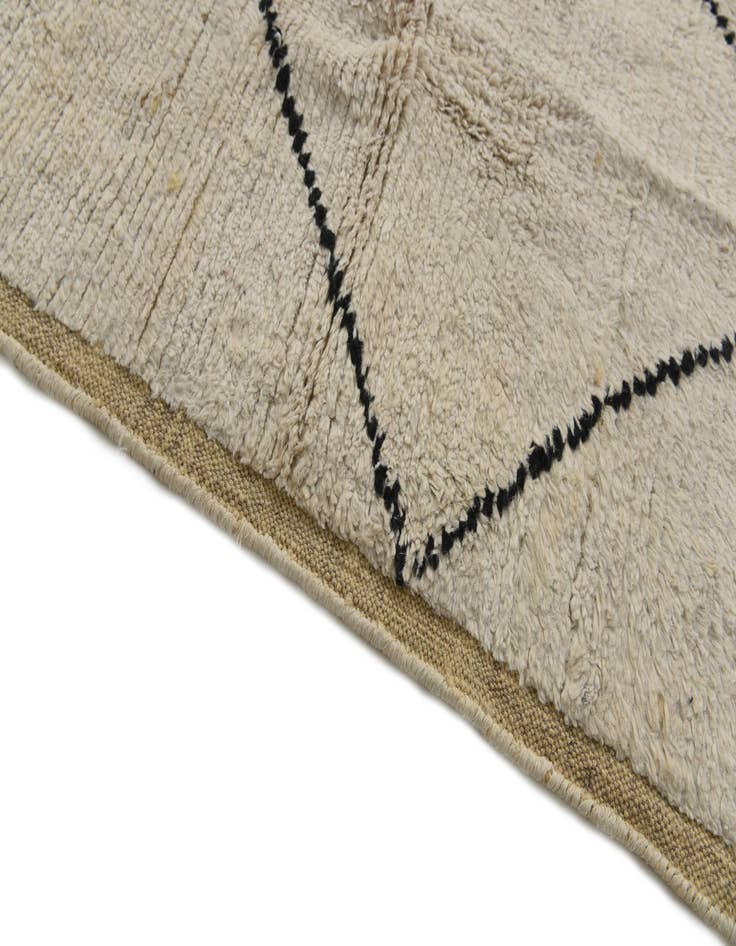 Detail image of 5' 5 x 7' 1  Hand Knotted Moroccan Wool Rug