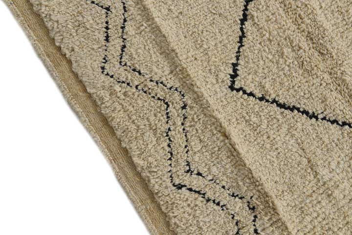 8' x 10' 2 Hand Knotted Moroccan Wool Rug