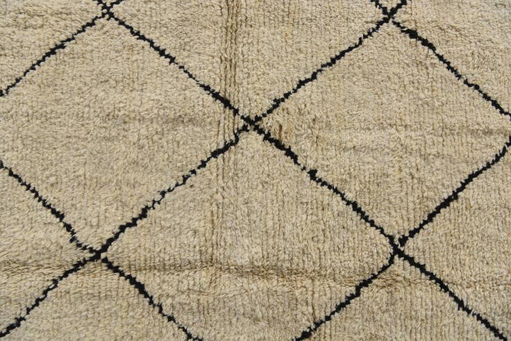Detail image of 8' x 10' 2 Hand Knotted Moroccan Wool Rug