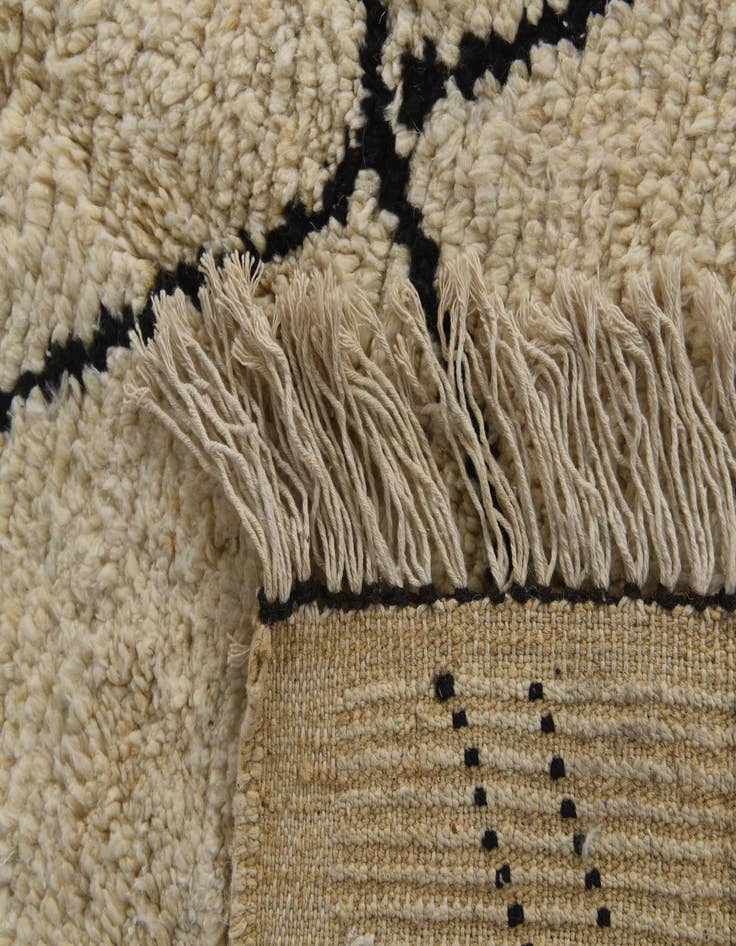 Detail image of 8' x 10' 2  Hand Knotted Moroccan Wool Rug