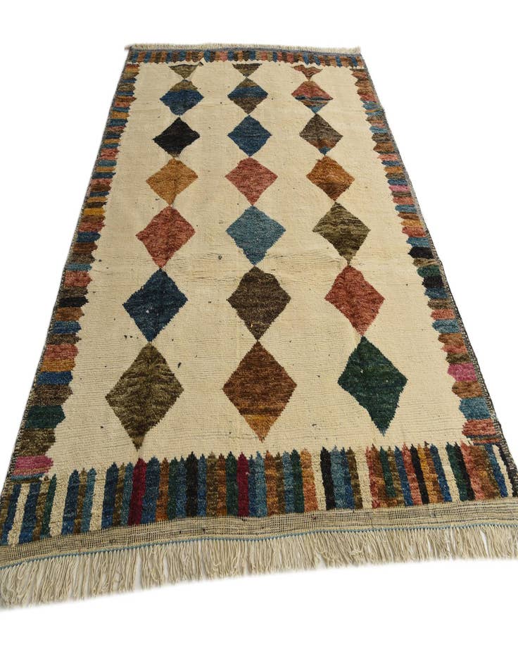 Detail image of 8' x 10' 2  Hand Knotted Moroccan Wool Rug