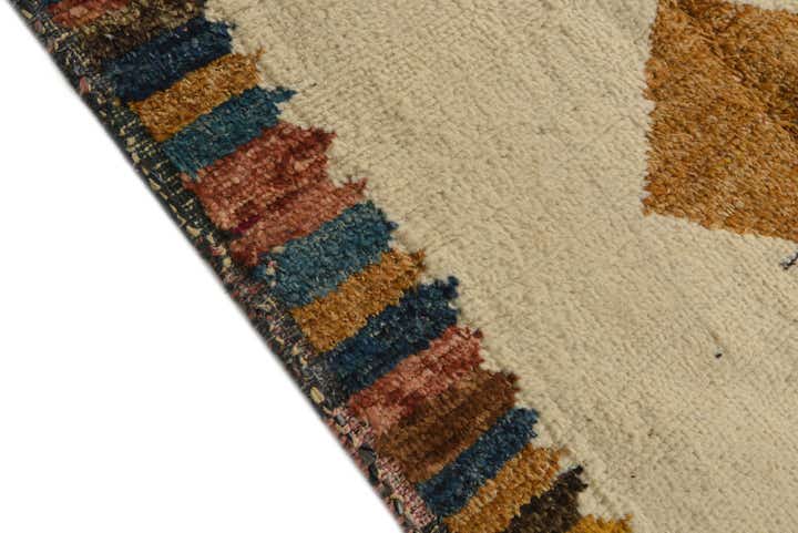 8' x 10' 2 Hand Knotted Moroccan Wool Rug