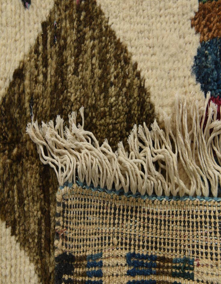 Detail image of 8' x 10' 2  Hand Knotted Moroccan Wool Rug