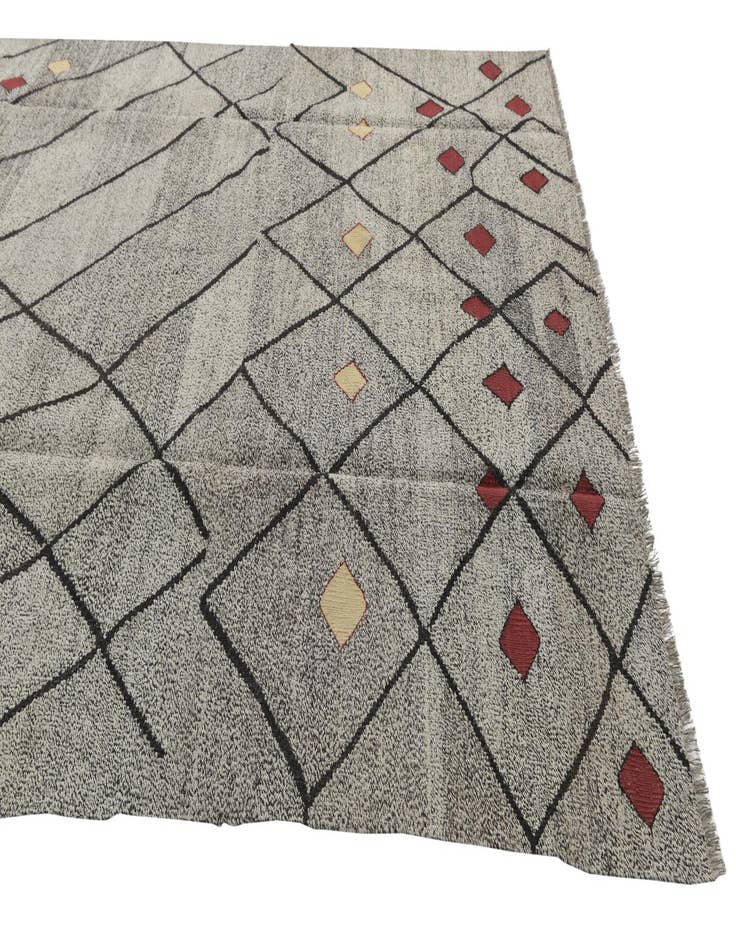 Detail image of 7' x 10'  Hand Woven Moroccan Wool Rug