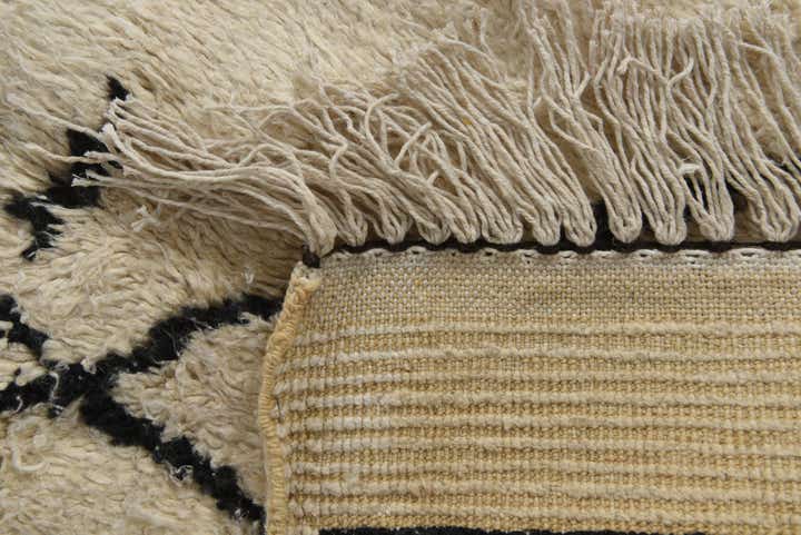 7' 10 x 10' 5 Hand Knotted Moroccan Wool Rug