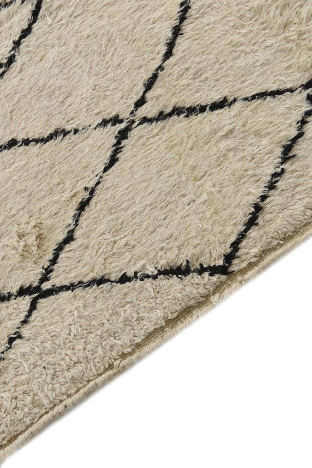 Detail image of 5' 3 x 7' 5 Hand Knotted Moroccan Wool Rug