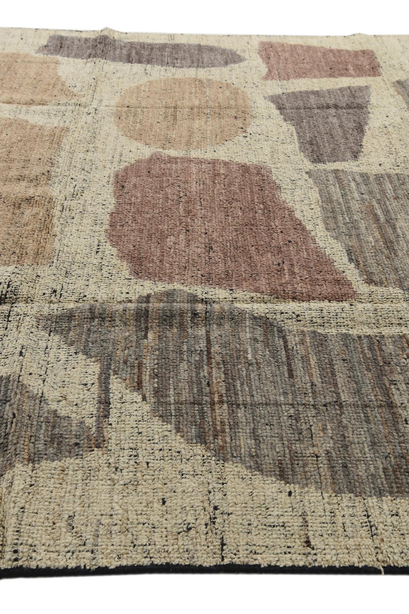 8' 5 x 9' 4 Hand Knotted Moroccan Wool Rug
