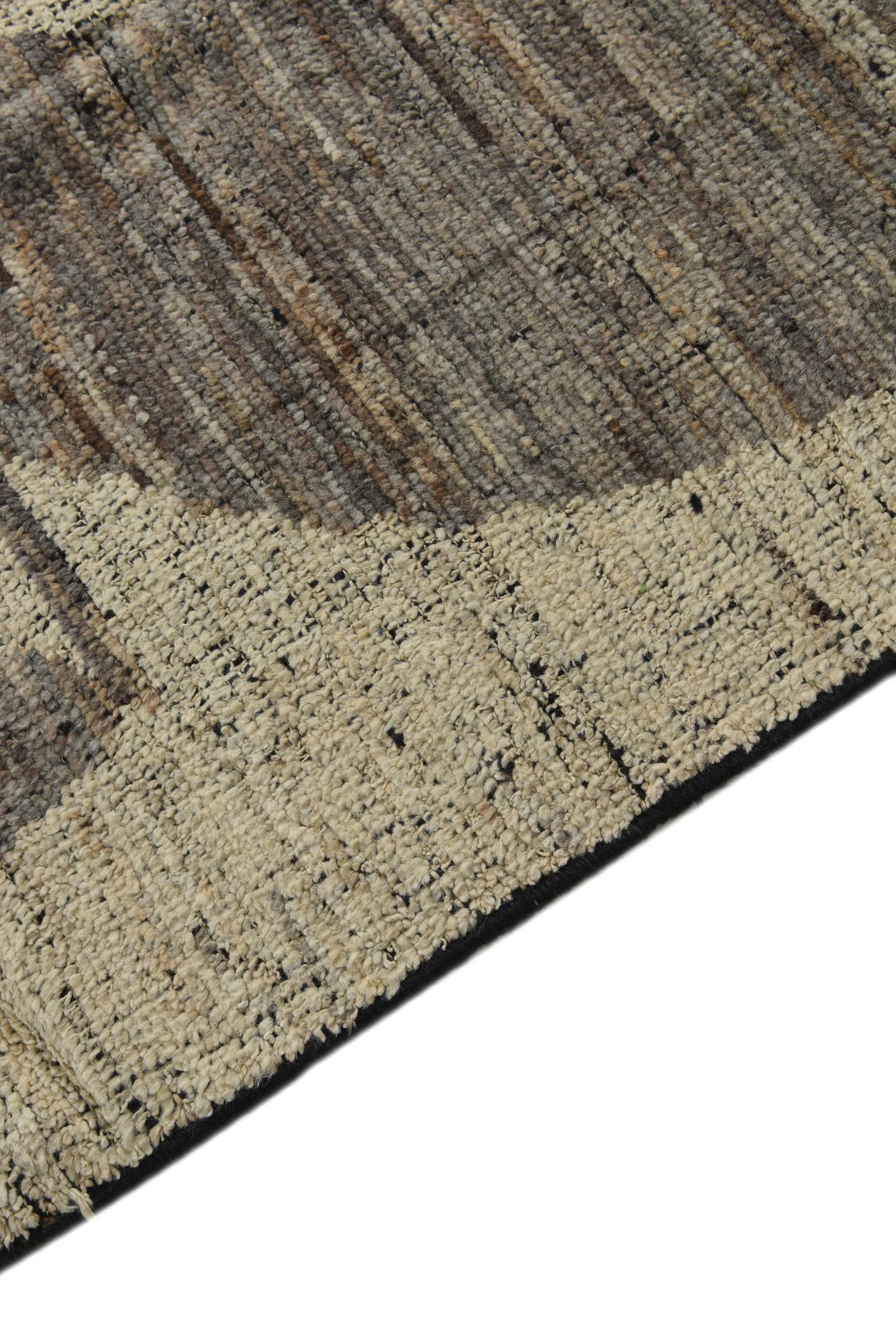 8' 5 x 9' 4 Hand Knotted Moroccan Wool Rug