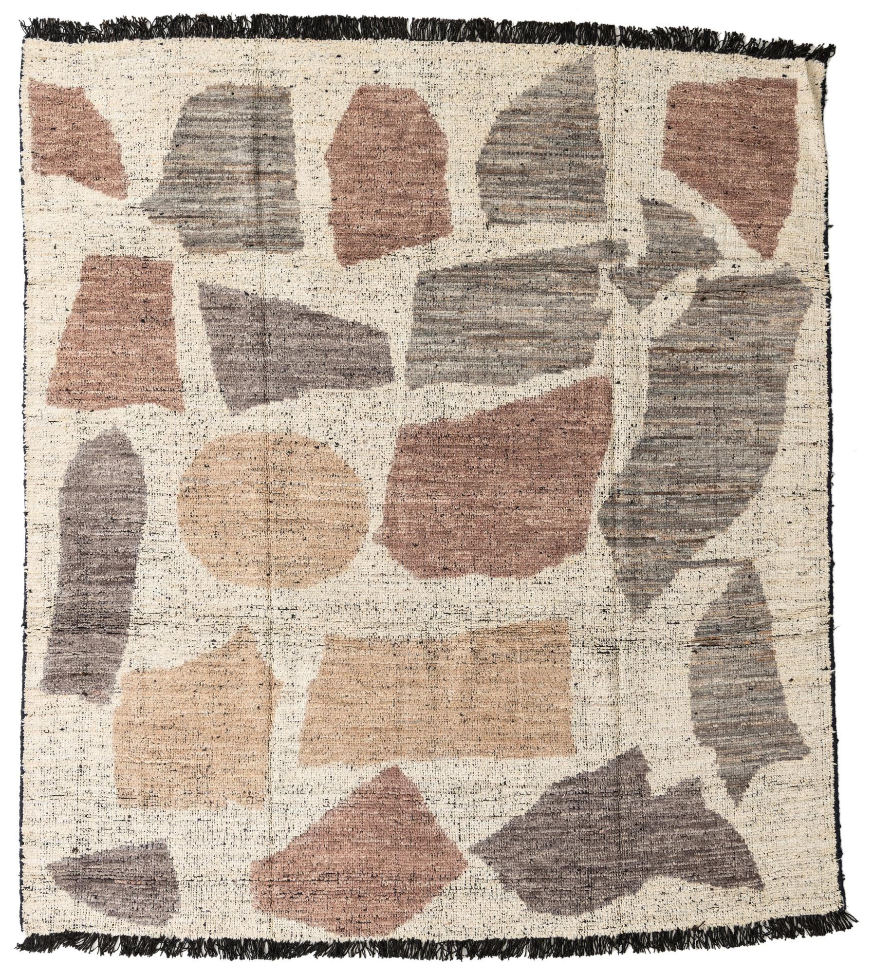 8' 5 x 9' 4 Hand Knotted Moroccan Wool Rug
