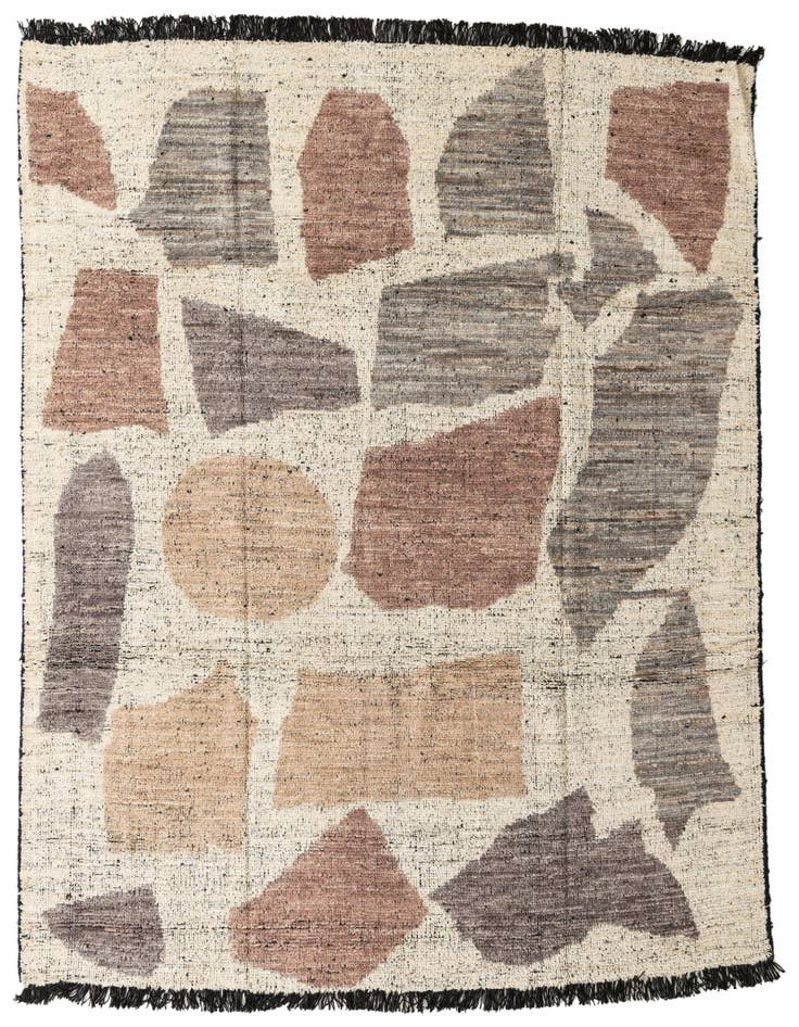 Detail image of 8' 5 x 9' 4 Hand Knotted Moroccan Wool Rug