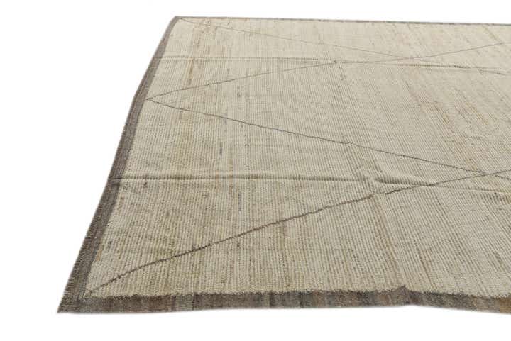 8' 1 x 10' 2 Hand Knotted Moroccan Wool Rug