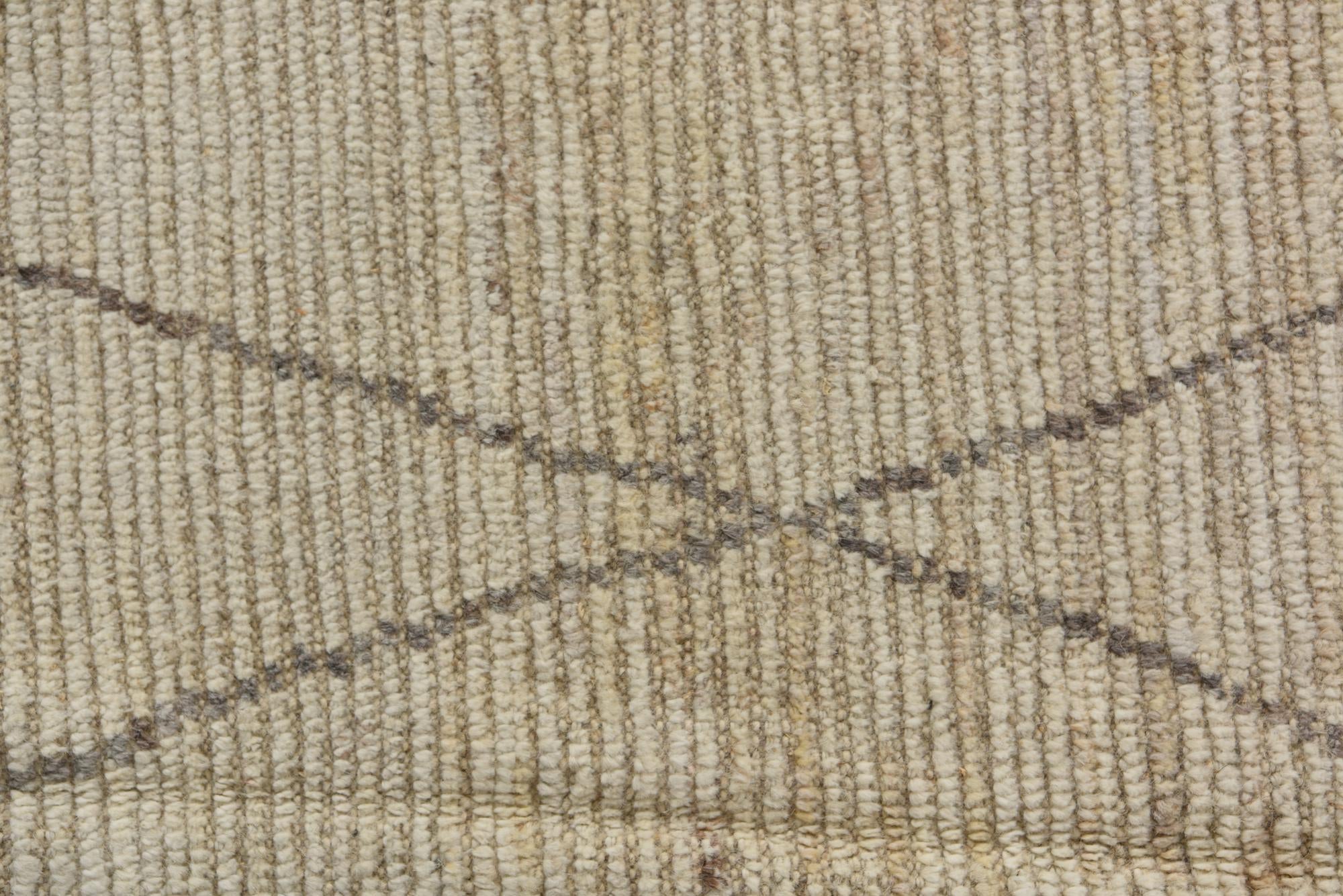 8' 1 x 10' 2 Hand Knotted Moroccan Wool Rug