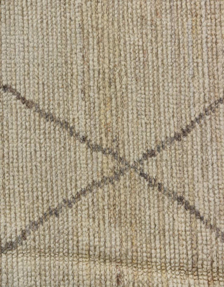 Detail image of 8' 1 x 10' 2  Hand Knotted Moroccan Wool Rug