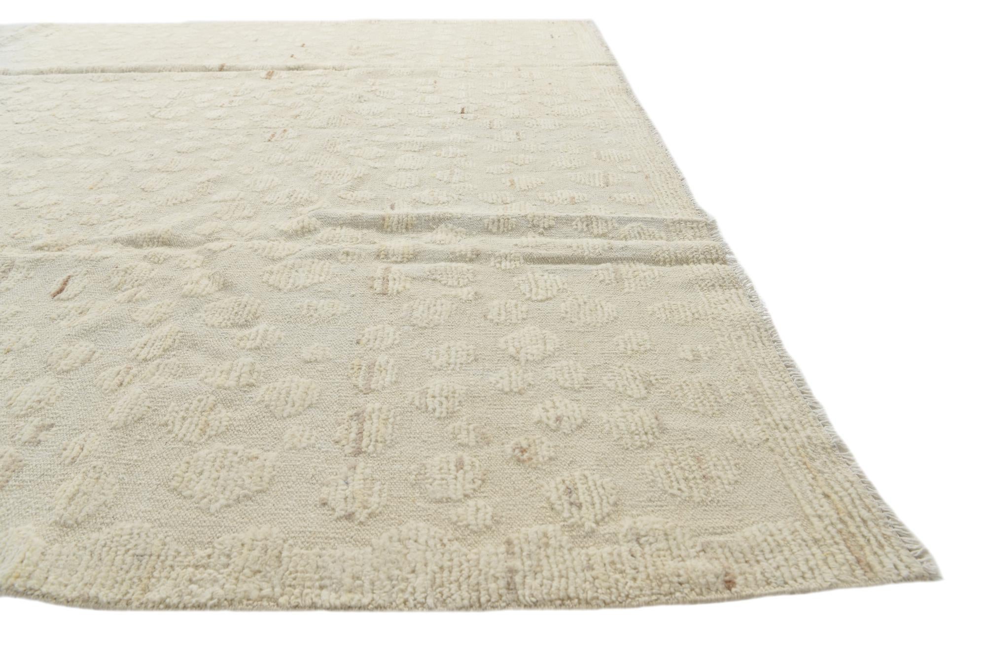 8' 1 x 10' 3 Hand Knotted Moroccan Wool Rug
