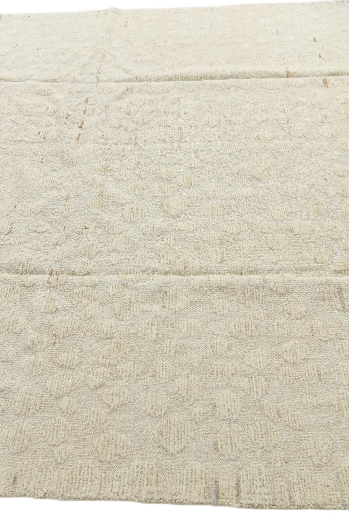 8' 1 x 10' 3 Hand Knotted Moroccan Wool Rug