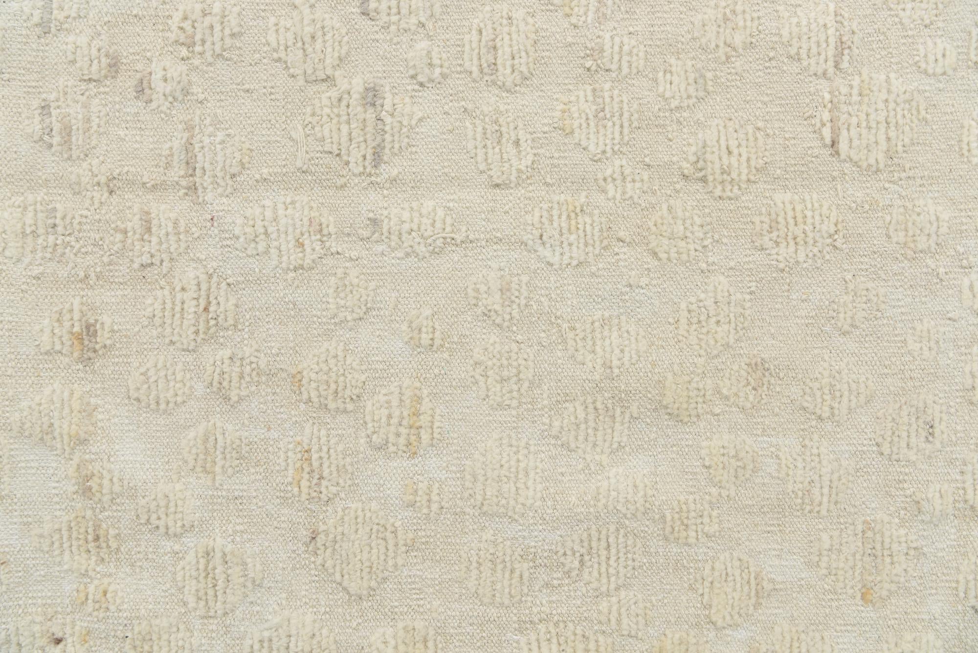 8' 1 x 10' 3 Hand Knotted Moroccan Wool Rug