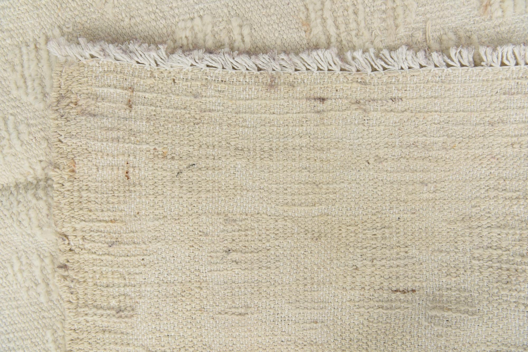 8' 1 x 10' 3 Hand Knotted Moroccan Wool Rug