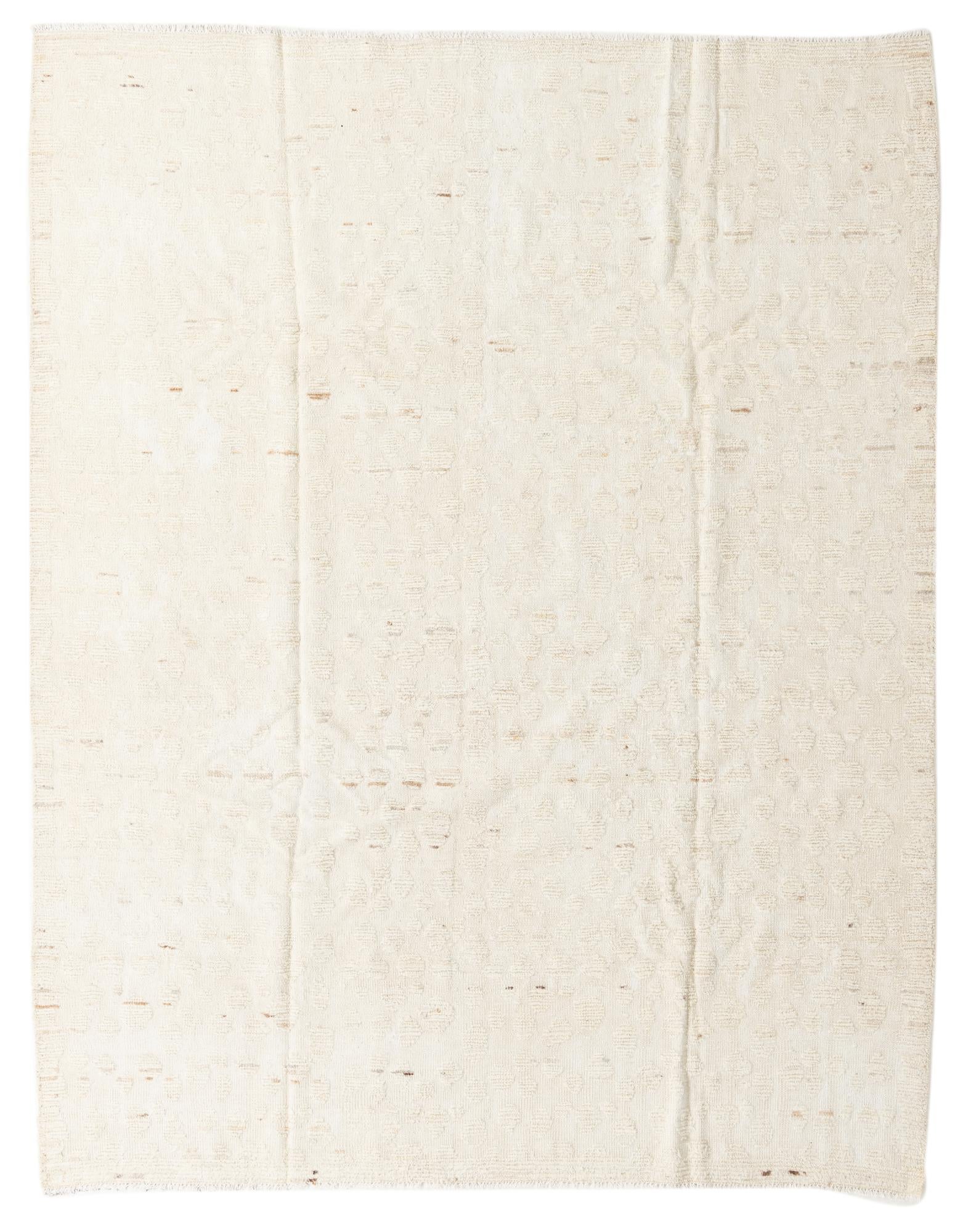 8' 1 x 10' 3 Hand Knotted Moroccan Wool Rug