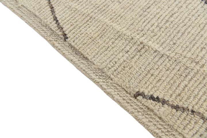 8' 1 x 10' 1 Hand Knotted Moroccan Wool Rug