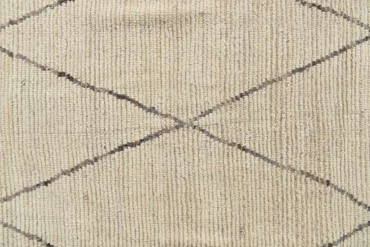 8' 1 x 10' 1 Hand Knotted Moroccan Wool Rug
