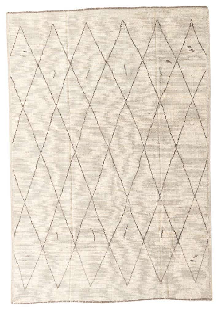 8' 1 x 10' 1 Hand Knotted Moroccan Wool Rug