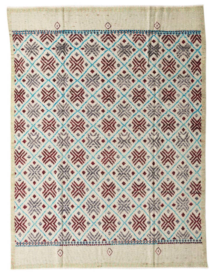 Detail image of 7' 9 x 10' 6 Hand Knotted Moroccan Wool Rug