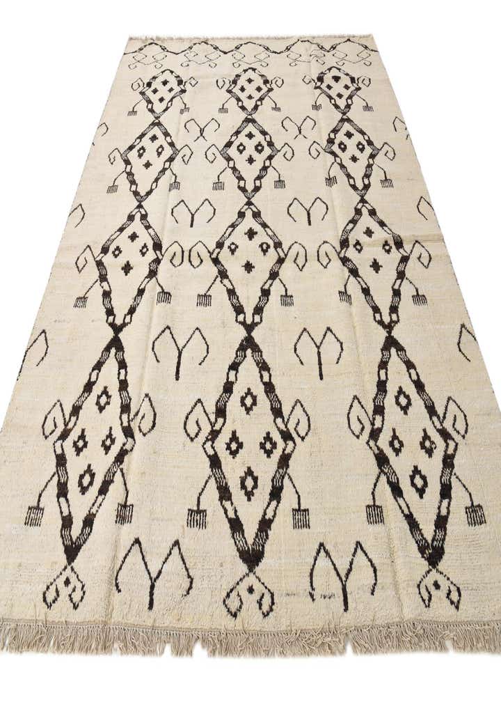 8' 2 x 9' 7 Hand Knotted Moroccan Wool Rug