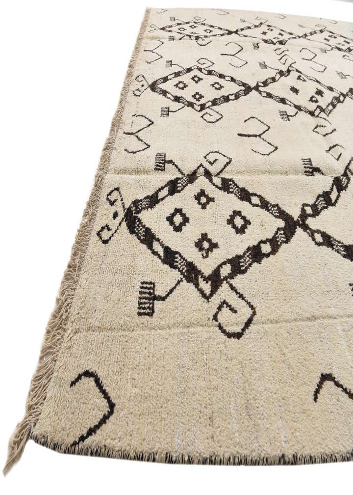 8' 2 x 9' 7 Hand Knotted Moroccan Wool Rug
