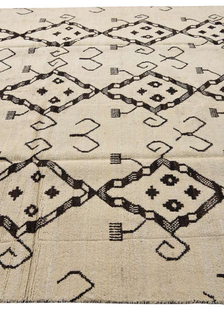8' 2 x 9' 7 Hand Knotted Moroccan Wool Rug
