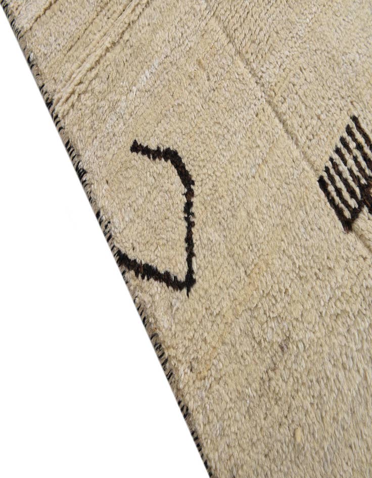 Detail image of 8' 2 x 9' 7  Hand Knotted Moroccan Wool Rug