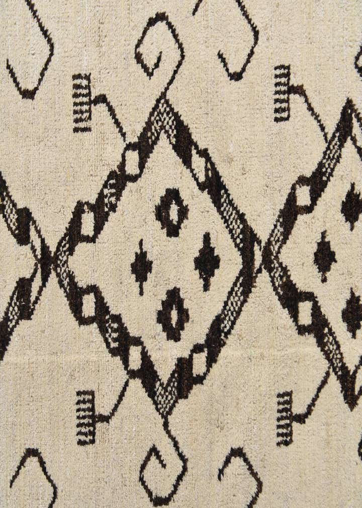 8' 2 x 9' 7 Hand Knotted Moroccan Wool Rug