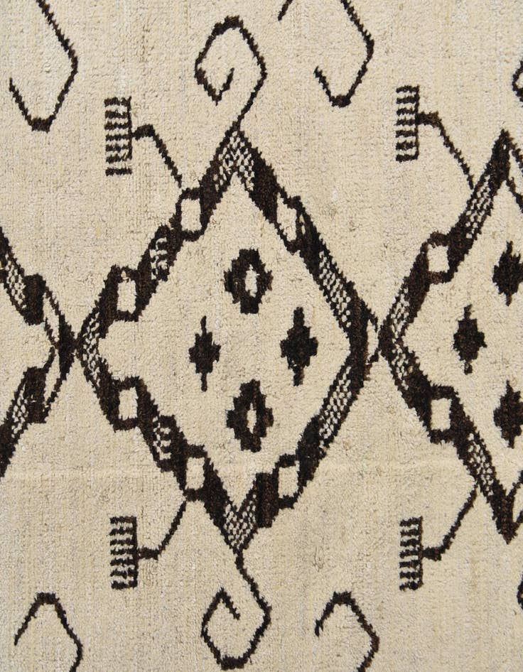 Detail image of 8' 2 x 9' 7  Hand Knotted Moroccan Wool Rug