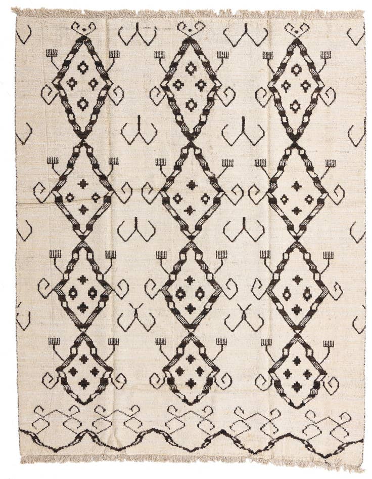 Detail image of 8' 2 x 9' 7 Hand Knotted Moroccan Wool Rug